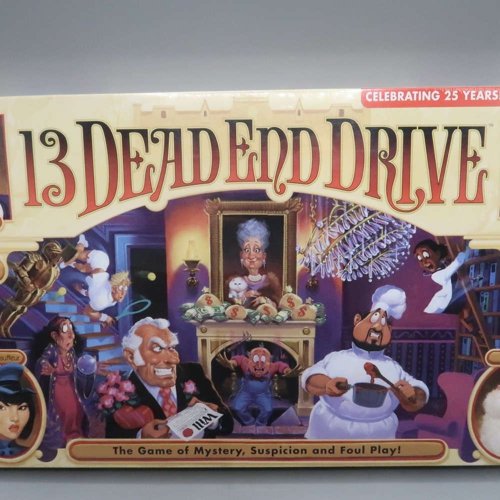 13 Dead End Drive Board Game New 2018 Game of Mystery Suspicion Ages 8+